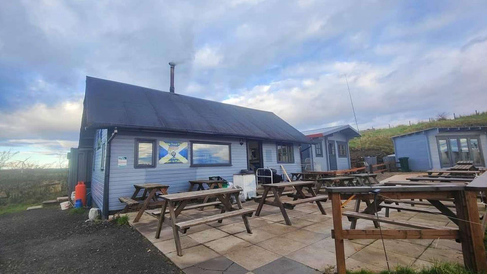 Harelaw Trout Fishery and Coffee Shop Front